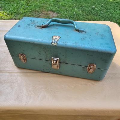 Six Vintage Tackle Boxes  (OB2-JS)