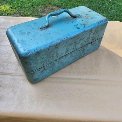 Six Vintage Tackle Boxes  (OB2-JS)