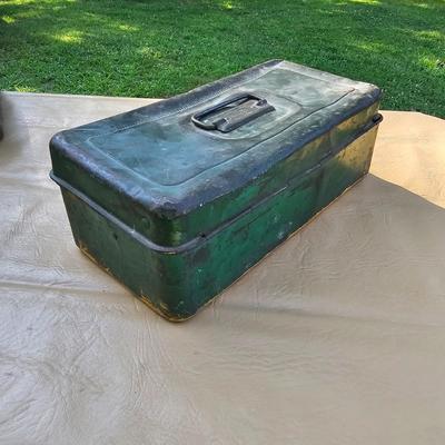 Six Vintage Tackle Boxes  (OB2-JS)