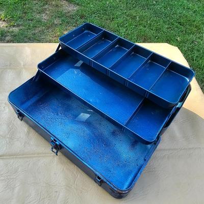 Six Vintage Tackle Boxes  (OB2-JS)