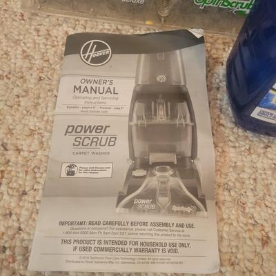 Hoover Power Scub Carpet Washer and Accessories (LR-DW)