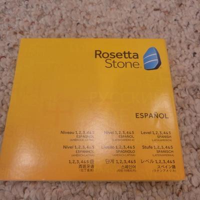 Assortment of Language Books and CDs (LR-DW)