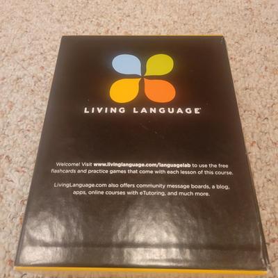 Assortment of Language Books and CDs (LR-DW)