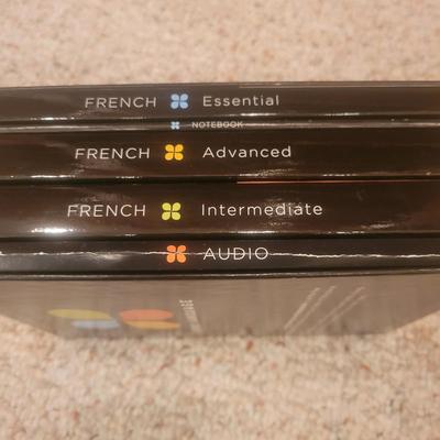 Assortment of Language Books and CDs (LR-DW)