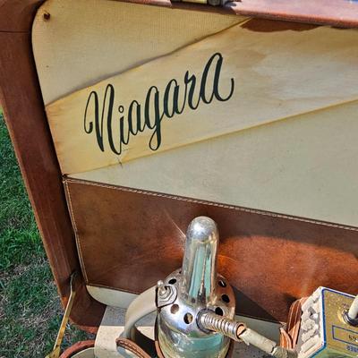 Two Vintage Niagara Thermal Cyclopad & Massager (OB2-JS)