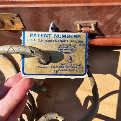 Two Vintage Niagara Thermal Cyclopad & Massager (OB2-JS)