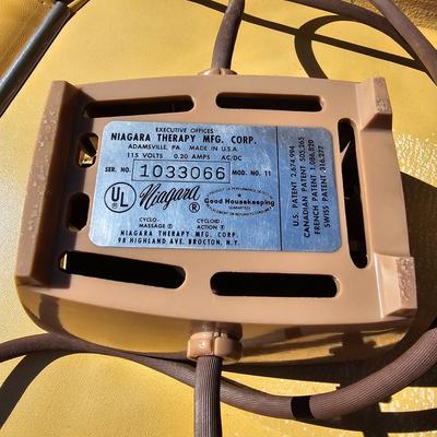 Two Vintage Niagara Thermal Cyclopad & Massager (OB2-JS)