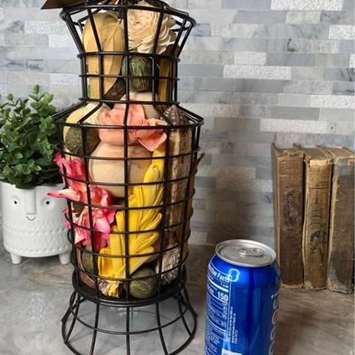 New 15â€ Metal Potpourri holder home decor