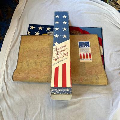 Americana - Large Flag, Rug, Documents/Deeds & Wool Hat (UB-RG)