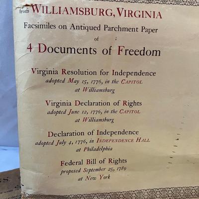 Americana - Large Flag, Rug, Documents/Deeds & Wool Hat (UB-RG)