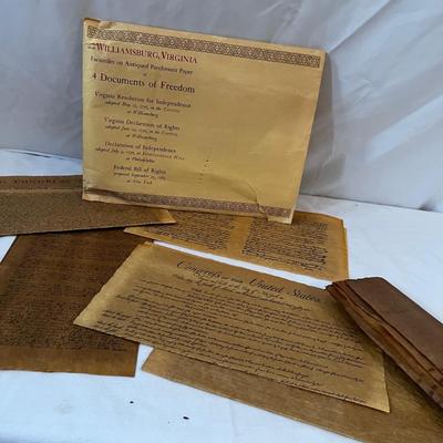 Americana - Large Flag, Rug, Documents/Deeds & Wool Hat (UB-RG)