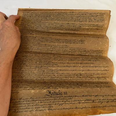 Americana - Large Flag, Rug, Documents/Deeds & Wool Hat (UB-RG)