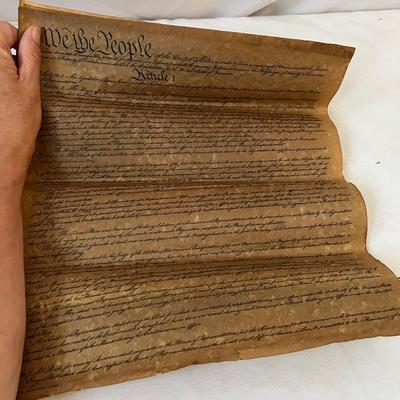 Americana - Large Flag, Rug, Documents/Deeds & Wool Hat (UB-RG)