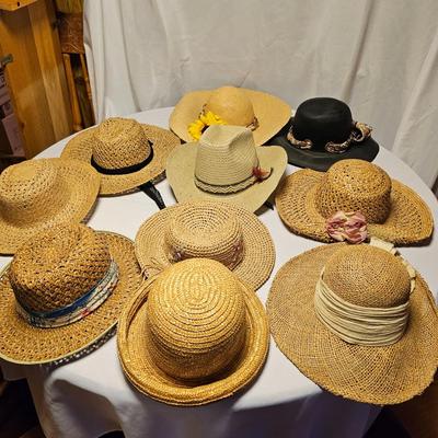 Ladies Straw Hats (UB-RG)