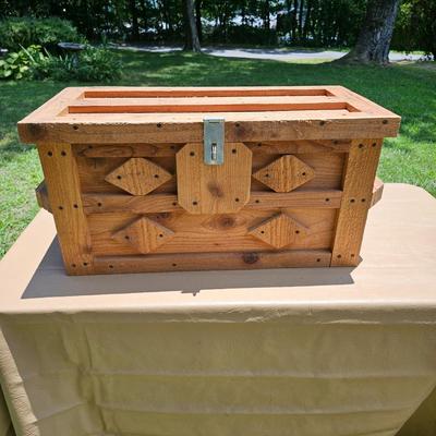 Rough Hewn Cedar Storage Chest  (OB2-JS)