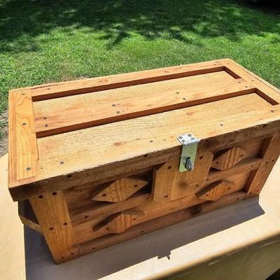 Rough Hewn Cedar Storage Chest  (OB2-JS)