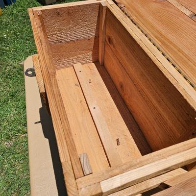 Rough Hewn Cedar Storage Chest  (OB2-JS)