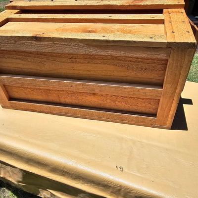Rough Hewn Cedar Storage Chest  (OB2-JS)