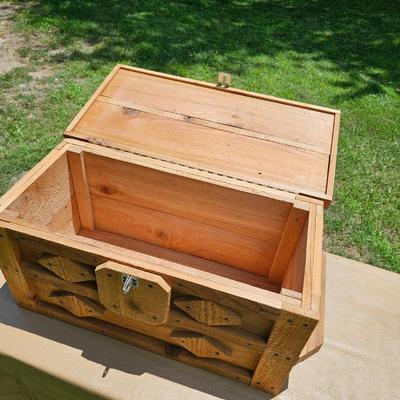 Rough Hewn Cedar Storage Chest  (OB2-JS)