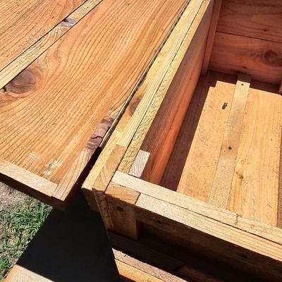 Rough Hewn Cedar Storage Chest  (OB2-JS)