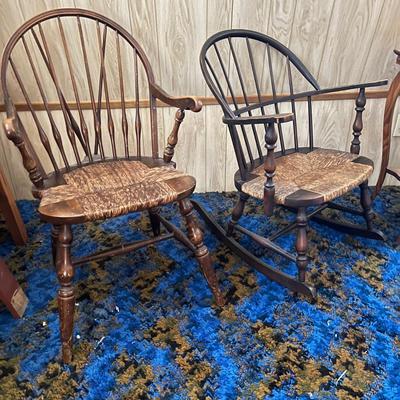 Bow back Windsor Chairs - One Rocker (UB-RG)