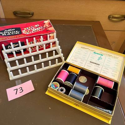 Spool Rack NIB w/ box of thread