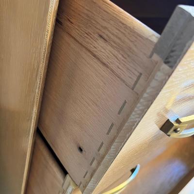 Blond Oak Chest of Drawers