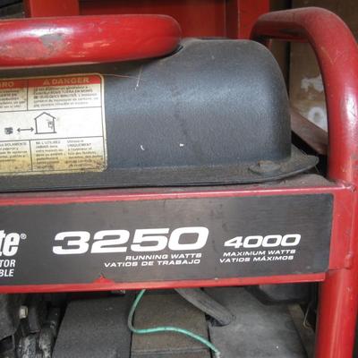 Power mate generator 3250 watts.