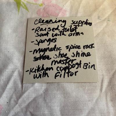Cleaning Supplies
