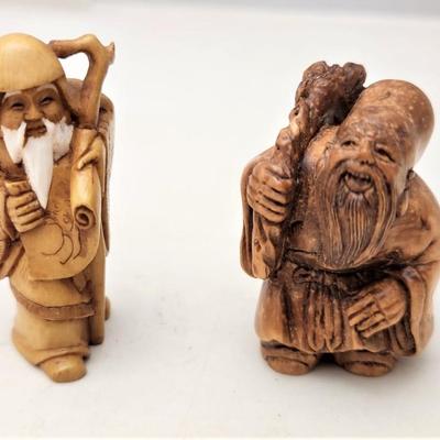 Lot #57  Two Small Vintage Chinese Figure - one a Netsuke - highly detailed