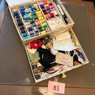 Sewing Box w/ supplies