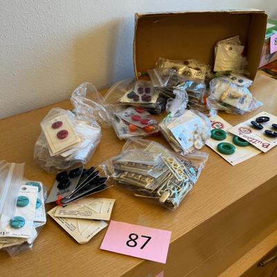 Box of buttons