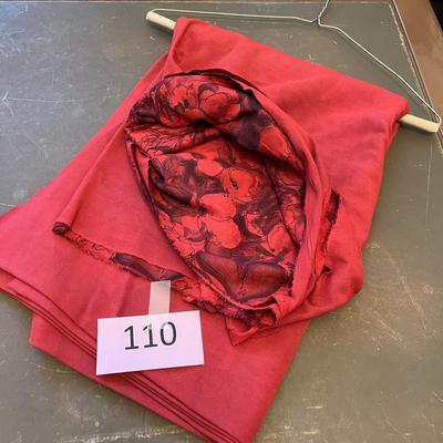 Large amount of red roses print material