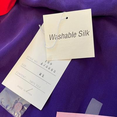 3 Silk Ladies Tops
