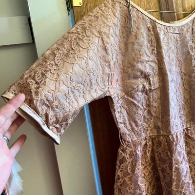 Gorgeous Dusty Rose Lace Dress