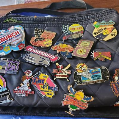 Fastpitch Softball Trading Pin Collection