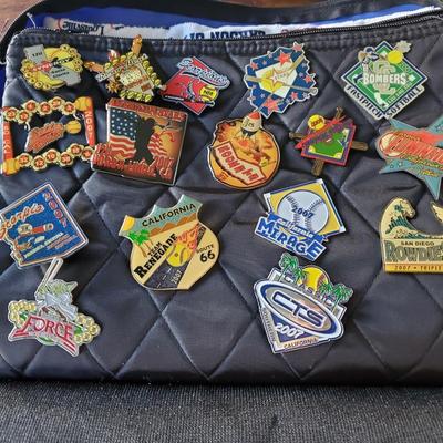 Fastpitch Softball Trading Pin Collection