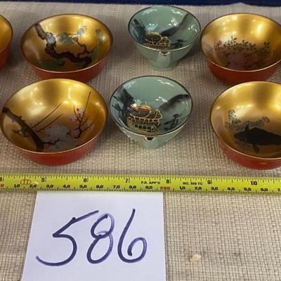 Japanese Lacquer Ware Bowls