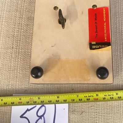 Vintage Red Bird Music Box