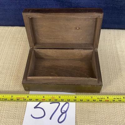 Vintage Wooden Trinket Box