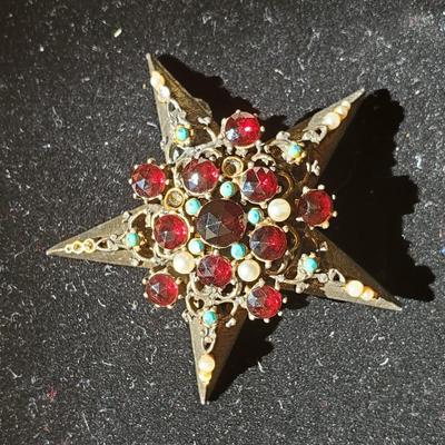 R. Mandell Star Brooch