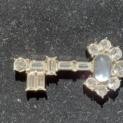 Glass Key Pendant on 925 Chain