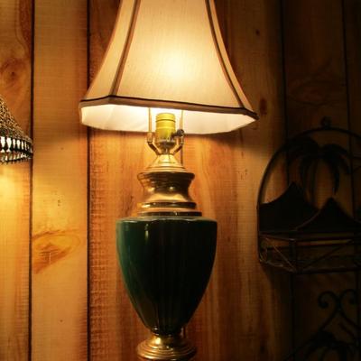 Green Table Lamp - A