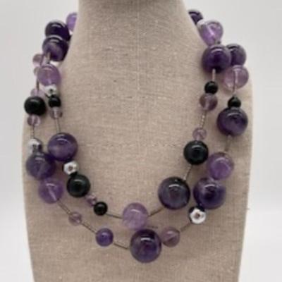 Amethyst Spinel Necklace