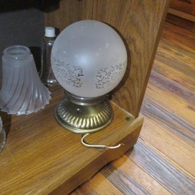 Vintage Lamp Shades & Light - A