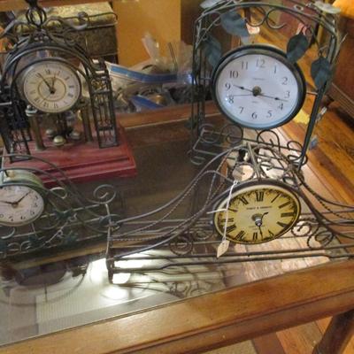 Assortment Of Battery Operated Clocks - A