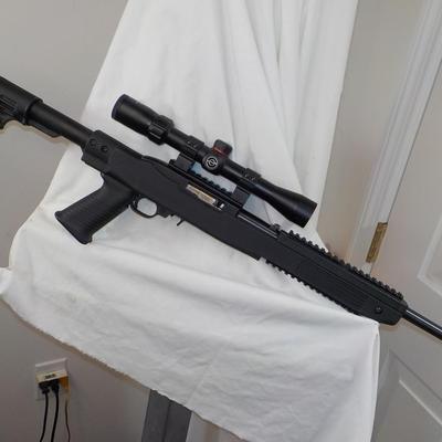 Ruger Tactical 10/22 rifle with scope. YES Mass compliant/ est. $150 to $400.