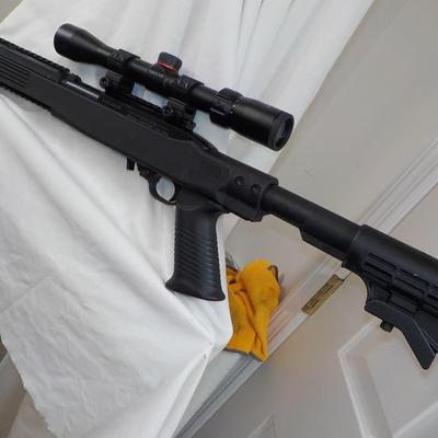 Ruger Tactical 10/22 rifle with scope. YES Mass compliant/ est. $150 to $400.