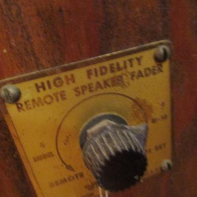 Vintage High Fidelity Remote Speaker Fader - A