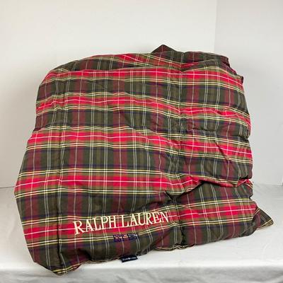 859 Ralph Lauren King Plaid Down Comforter